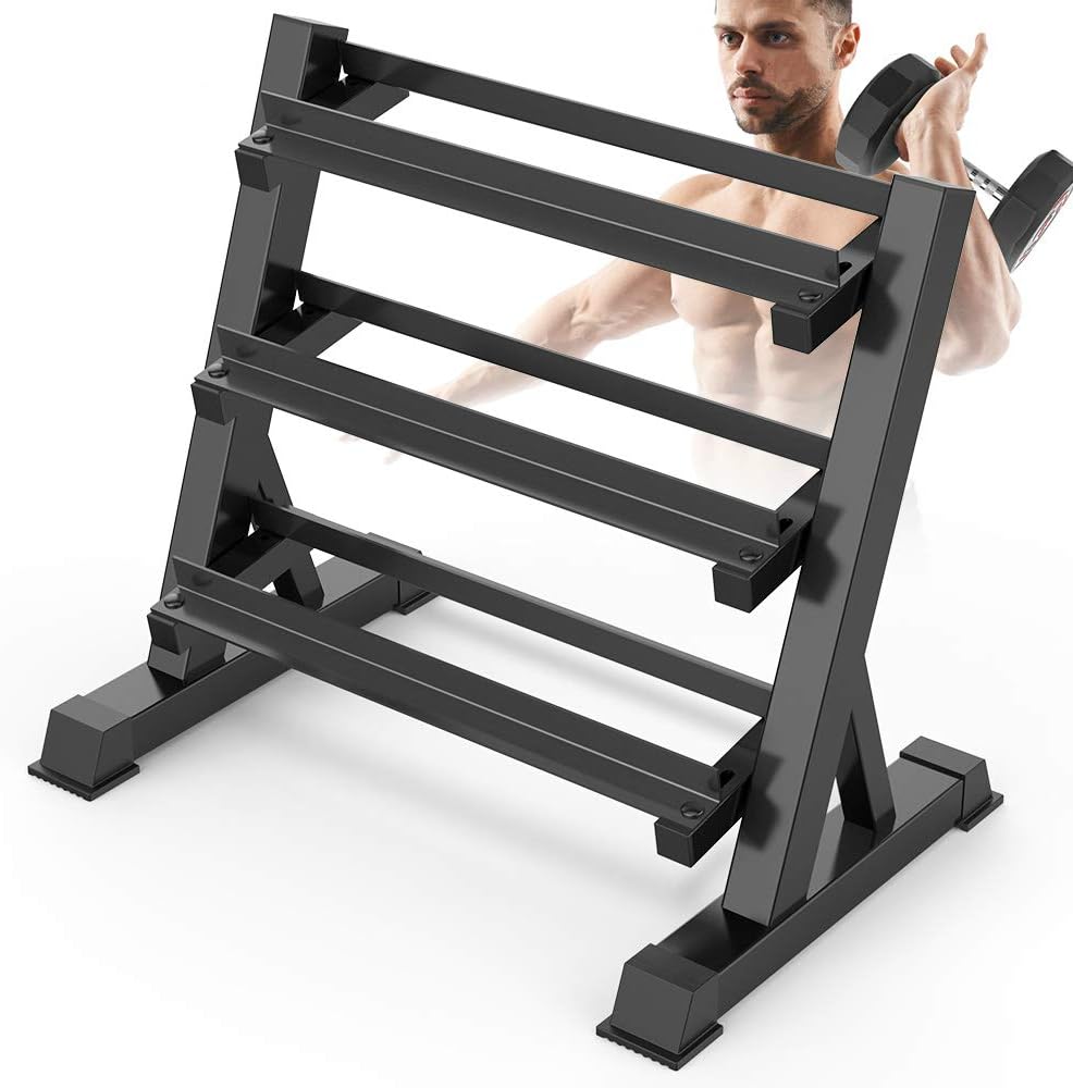 Dripex 3-Tier Dumbbell Rack